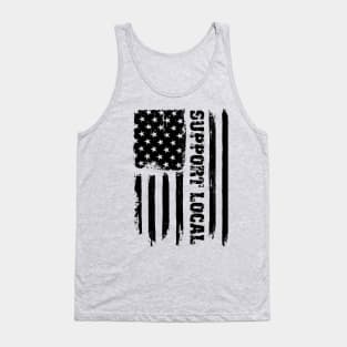 Support Local United States Flag Tank Top